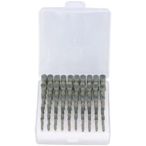 100 Pièces Tête de Meulage en Caoutchouc Accessoires de Polissage pour Métal Verre Taille Variée Kit