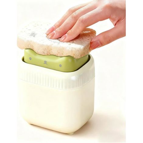 Distributeur Savon Push Button 550ml Vert - Pour Vaisselle Cuisine Salle de Bain Hôtel Bureau Maison Commercial (1/5)
