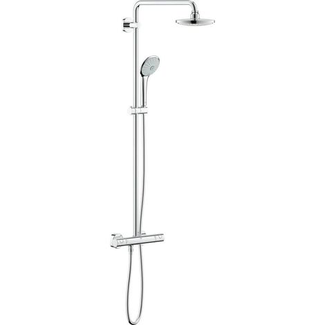 Duschsystem mit Thermostatbatterie GROHE Euphoria System 180 chrom 27296001
