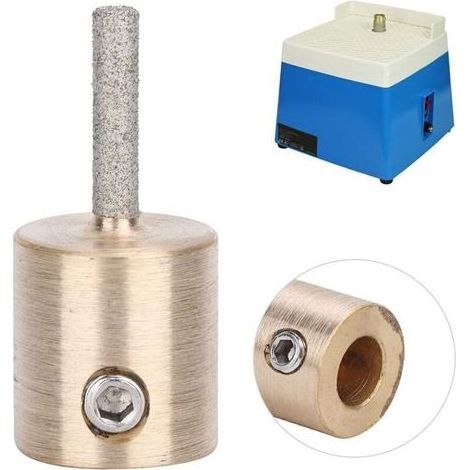 Brecherkopf – Messingkern – Für Glas, Buntglas, Keramik, Stein – Durchmesser 18 mm – 1 Stück (1/5)