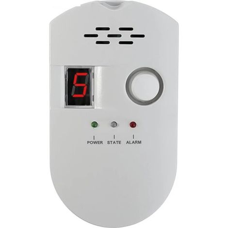 Analyseur de gaz Détecteur de gaz Combustible de Cuisine Nature Emplacement de la Fuite Déterminer l'écran d'avertissement du testeur,Capteurs PréCis 12x6.9CM (1/4)