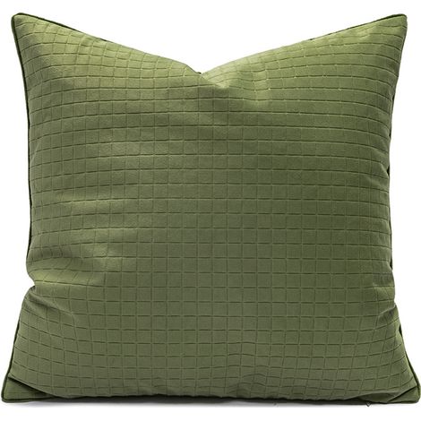 MINKUROW Federa Cuscino Ricamata 45x45 - Set di 2, Federa Elegante e Moderna, Perfetta per Decorare il Tuo Divano, Camera da Letto, Soggiorno e Auto Green 3 (1/5)