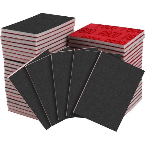 20PCS Éponges de Ponçage 800 Grain Papier Abrasif Sec et Humide (1/5)