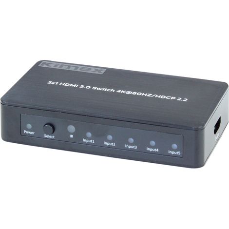 Switch 5 entrées- 1 sortie, HDMI2.0 HDCP2.2, 4K60HZ (1/3)