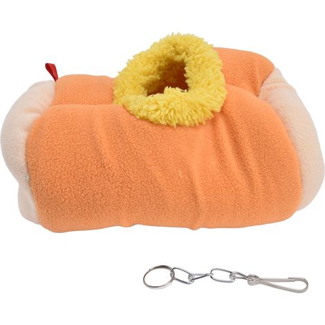 Nid suspendu chaud et épais pour hamster, perroquet, hérisson - Mini et pliable (1/5)