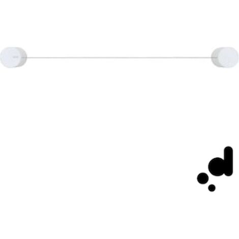 EVER Dot porta salviette a cavo bianco opaco codice prod: EVDT102 (1/3)