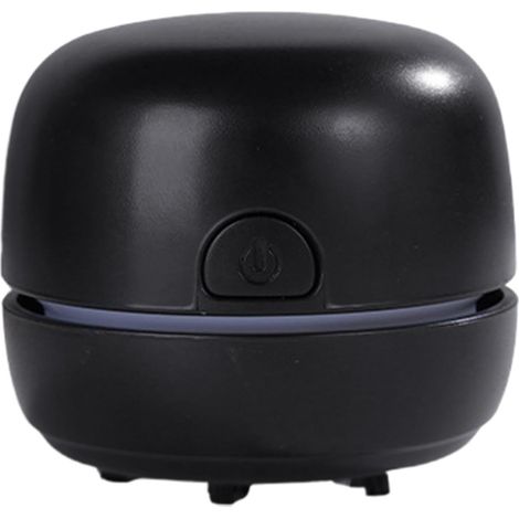 Mini aspirapolvere da tavolo, forte potenza di aspirazione e bassa rumorosità, aspirapolvere da tavolo compatto per ufficio, cucina, sala giochi, camera da letto scolastica e dormitorio (Nero) (1/5)