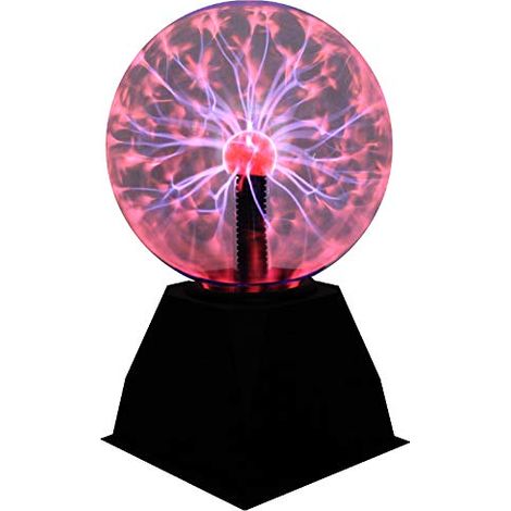 COMELY Plasma Ball Magic 6 Inch, Touch Sensitive Glass Lightning Sphere, Crystal Plasma Globe Light, Electric Ball Lamp, Amazing Lamp Decorative for Parties (1/5)