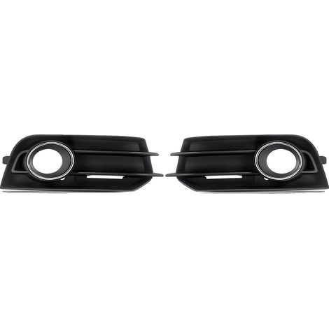 Rejilla para faros antiniebla, material ABS duradero, diseño de reemplazo directo, par (1/2)