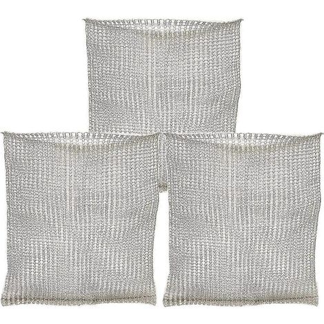 Paniers de protection pour racines de jardinier, couleur argentée, pliables, pour arbres et arbustes, 25 x 23 x 1 cm (lot de 3). (1/4)