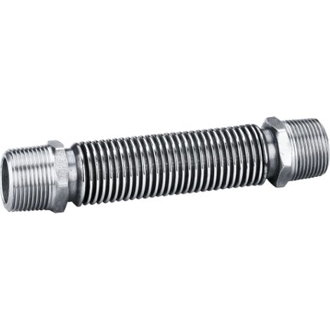 Schwingungsdämpfende Kupplung für Gasinstallationen. Anschluss 3/4 "M Caleffi 842005 Rostfreier Stahl
