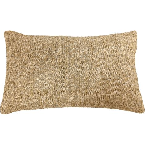Housse de coussin imperméable pour extérieur FORMENTERA Naturel 30x50 cm
