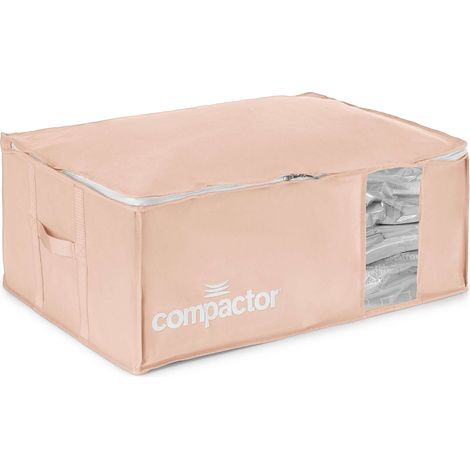 Housse de rangement sous vide XXL - COMPACTOR - 65 x 45 x H.27 cm - Rose
