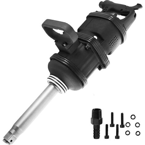 Clé dynamométrique pneumatique à impact pneumatique 1 pouce outil de réparation automatique de grand canon à vent haute résistance 5800N.M 4800N.M 3800N.M 2800N.M (Color : 4800N.M) (1/5)