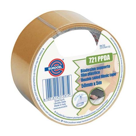 NASTRO BIADESIVO 721 PPDA EUROCEL - MM 50 ML  5- 12 pezzi