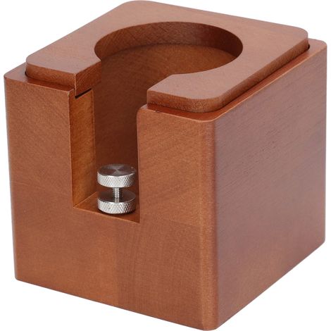 Halterung für Kaffeefilter aus Holz, Tamperstation für 51 mm, 54 mm und 58 mm Filterhalter (1/5)