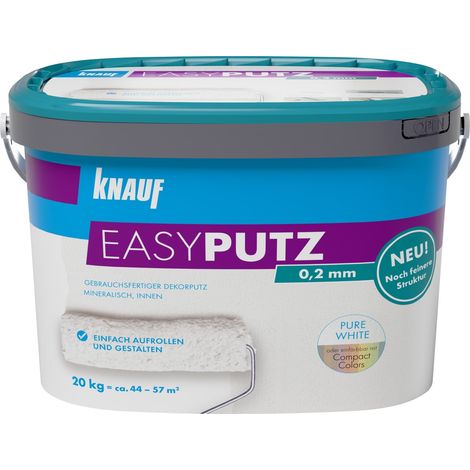 Knauf Easyputz Rollputz 20 kg 0,2 mm Schneeweiß (1/2)