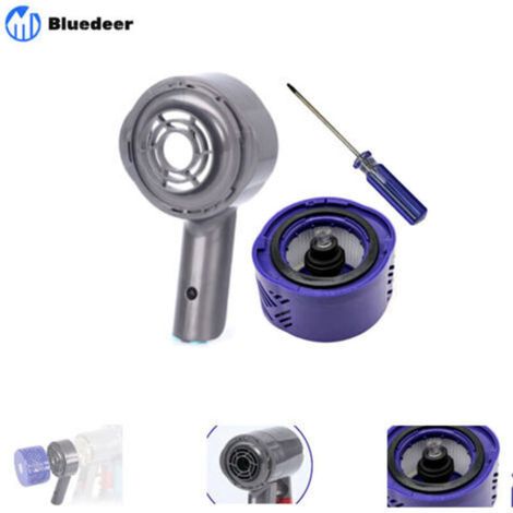 Couvercle arrière du moteur et kit de filtre arrière pour Dyson V6 DC59 DC62 DC74 accessoires d'aspirateur. pour kit de conversion de filtre Hepa Bluedeer