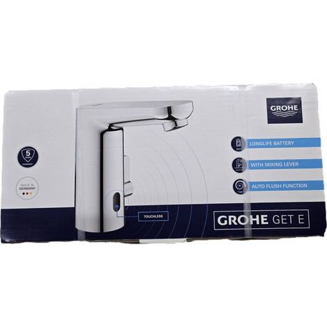 Grohe Get - Elektronische Waschtischarmatur, Batteriebetrieb, Chrom 36366002