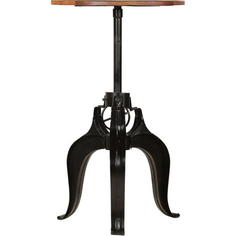 Maison Exclusive - Tavolo da Bar in Legno Massello di Recupero 60x(76-110) cm