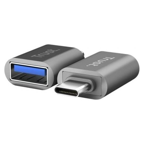 Adaptador USB 3.0 Trust Calyx 26221/ USB Tipo-C Macho - USB Hembra