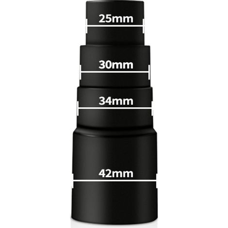 Compatible avec les accessoires pour aspirateurs domestiques Jieba : adaptateur, réducteur de tête de conversion et adaptateur à quatre couches (1/4)