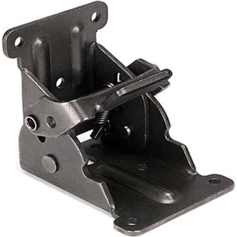 Paquet de 4 supports pliants, support d'extension de verrouillage TopDirect, charnières pliables à verrouillage automatique avec vis pour pieds de table et de lit (1/4)