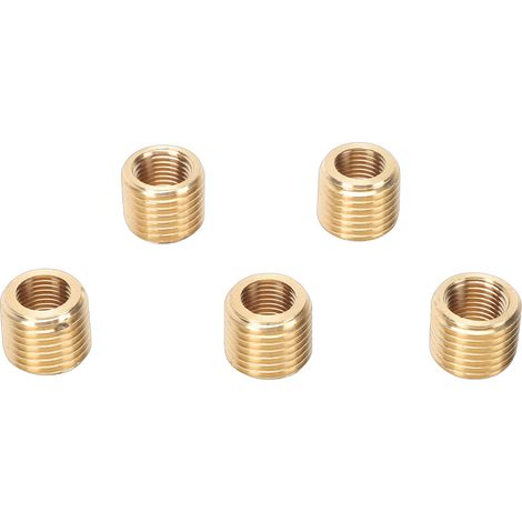 Raccord de Tuyau Réducteur fileté NPT, 1/4 Pouce Mâle X 1/8 Pouce Femelle, Bague Réductrice en Laiton, Raccord de Tuyau fileté (1/5)