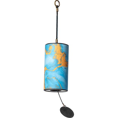 Carillon éolien à 9 tons, style rétro, pour la méditation et l'apaisement des émotions. Décoration classique pour la maison, l'extérieur et le jardin. (1/3)
