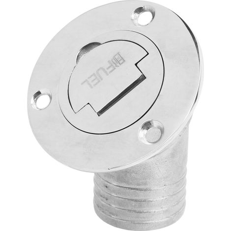 Bouchon de remplissage de pont marin, angle de 45°, acier inoxydable 316, 38 mm, conception à clapet, avec couvercle sans clé, convient au carburant marin et de yacht. (1/5)