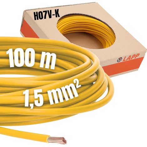 LAPP 4520111 Litze H07V-K 1 x 1.50 mm² Gelb 100 m (1/5)