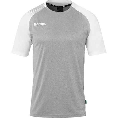Chemise KEMPA Ambition 28, Taille : L, Couleurs : gris foncé chiné/blanc (1/4)
