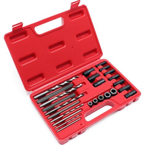 Caja extractora de tornillos espárragos pernos rotos juego 25 piezas herramientas de taller 160002256