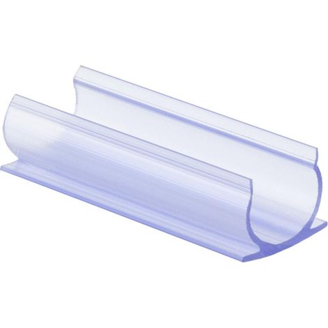 Clip de PVC Fijación para Neón LED Flexible Circular 360 Monocolor Transparente