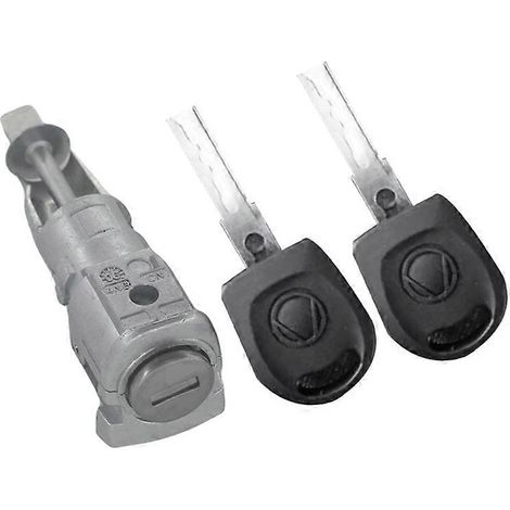 1Z0837167C 6Y0898167E Cylindre de serrure de porte conducteur gauche pour Skoda Octavia 2005-2008 (1/4)