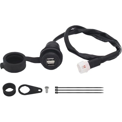 Double prise de charge USB pour moto, adaptateur de prise de chargeur double USB, accessoire modifié pour MT-09 SP-MT07 Accessoires de moto (1/5)