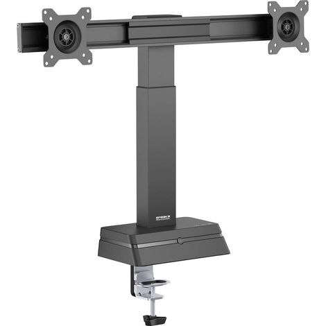 SpeaKa Professional SP-EMS-100 Support sur pied pour écran 2 Écran(s) 43,2 cm (17) - 68,6 cm (27) motorisé, réglable (1/4)