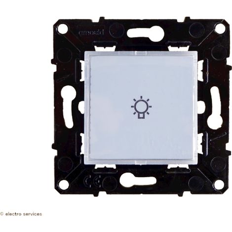 Poussoir lumineux porte-étiquette Evolution Arnould Finition: Blanc (1/3)
