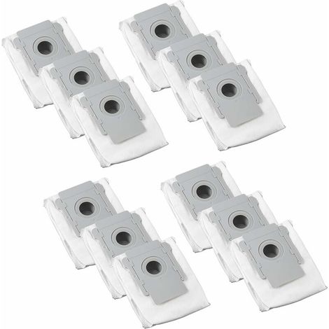 Pack de 12 sacs à poussière compatibles iRobot Roomba i3+ i4+ i6+ i7 s9 Clean Base aspiration automatique (1/4)