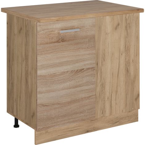 Meuble d'angle R-Line, Sonoma, 86cm, PT Chêne, Vicco