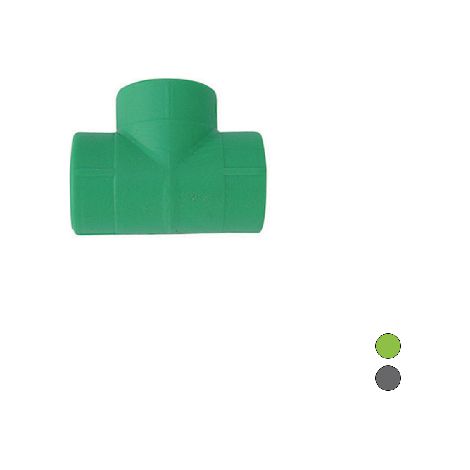 TEE A 90  ° LISCIO IN POLIPROPILENE- Diam. 40- DH- pezzi 1