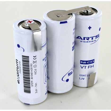 Batterie Ni-Cd 3,6V 7Ah 3VTF-CC Saft (137279)