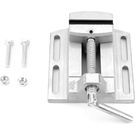 Étau de perceuse à colonne, étau de machiniste stable de haute précision avec mâchoires surélevées pour fraiseuse d'entretien de machines à bois (1/5)