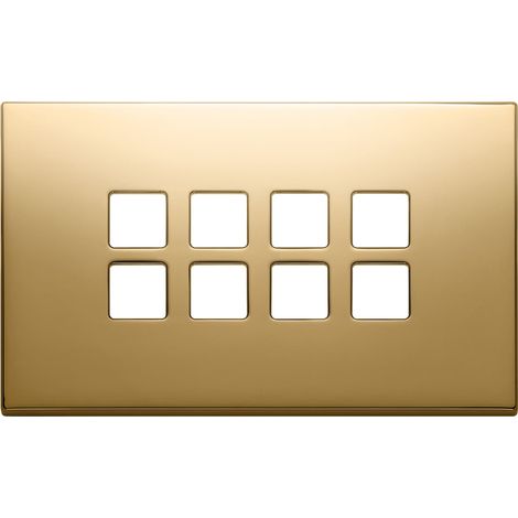 VIMAR - 22694.82 Placca 4Mx8 Flat oro