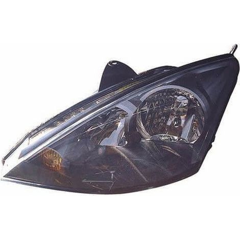 Phare avant gauche noir H1/H7 Ford Focus 1 phase 2 2001-2004
