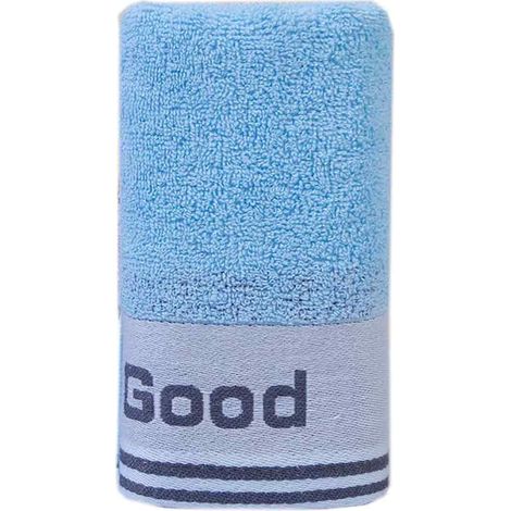 2 serviettes de toilette en coton, motif carreaux, 32 x 72 cm, douces et absorbantes, pour usage domestique ou hôtelier (1/5)