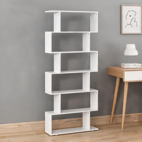 Bibliothèque bianco en legno E1 80 x 24 x 191 cm (1/5)