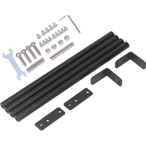 Tige de support en alliage d'aluminium S4, kit de fixation métallique avec connecteur pour imprimante 3D, accessoires de renfort (1/5)