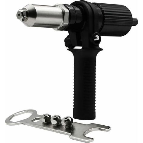 Adaptateur Riveteuse, Kit d'adaptateur de Pistolet à Riveter pour Perceuse électrique sans Fil (1/5)