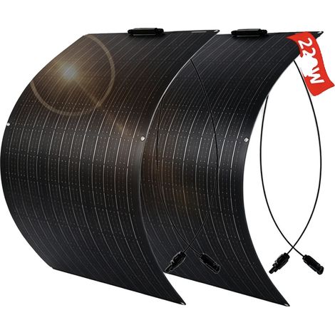 Panneau Solaire, Haute Efficacité, Construction Durable, 2pcs 110w panneau (1/2)